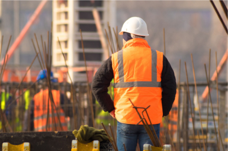 construction worker on site