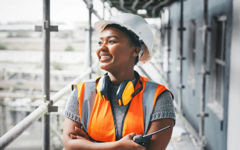 Site Manager on construction site